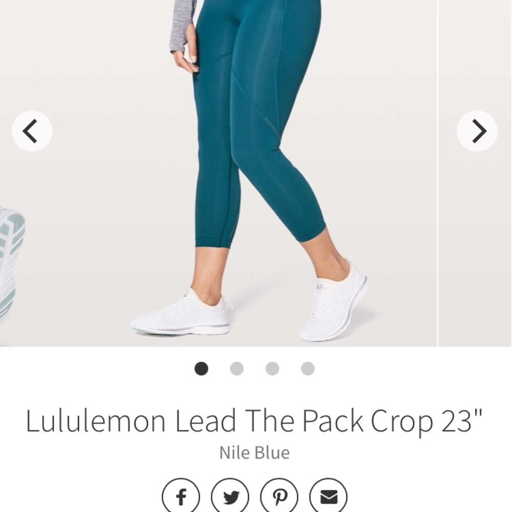 Lululemon leggings size 6 Highrise 23” - Picture 3 of 7